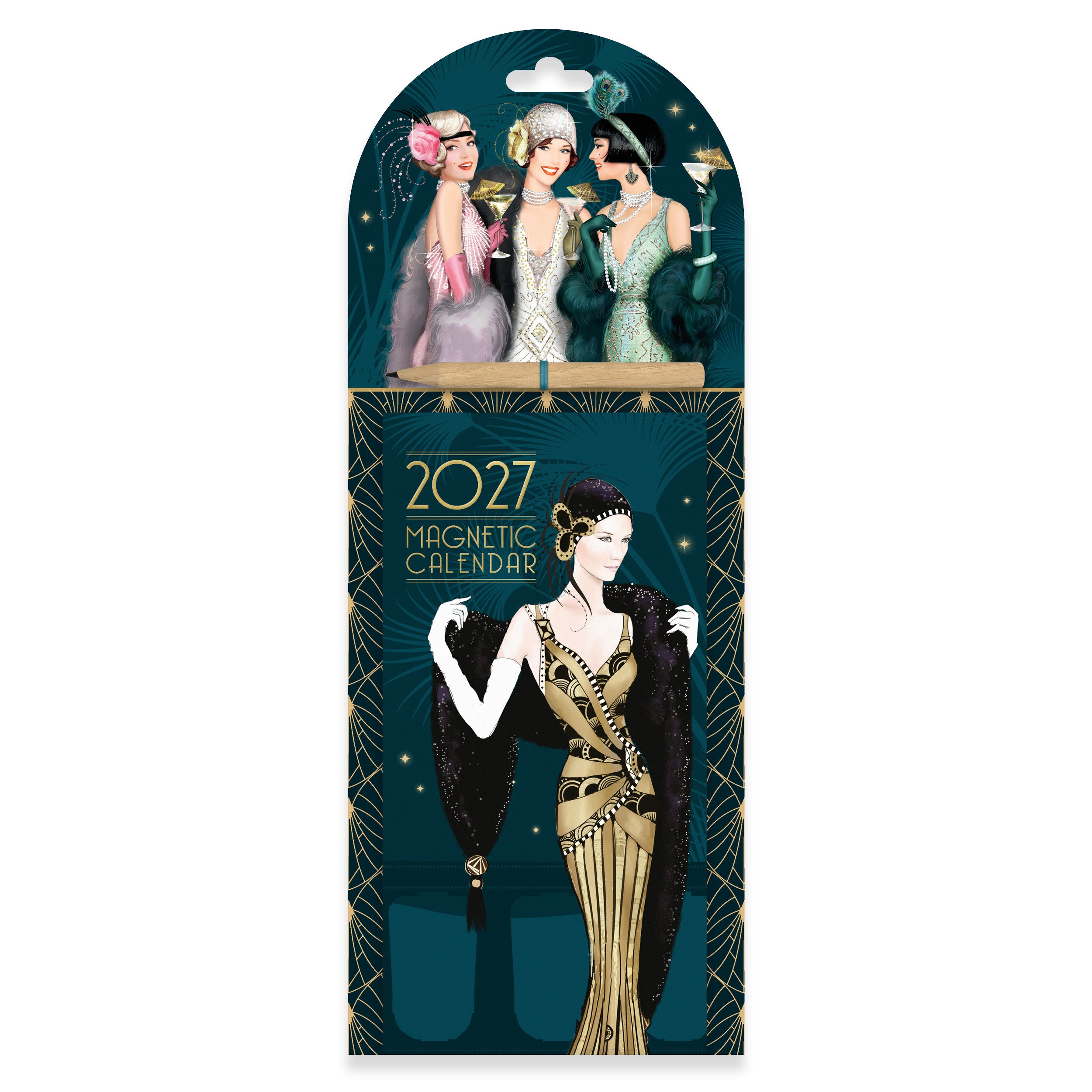 Calendar Magnetic Claire Coxon Art Deco 2027