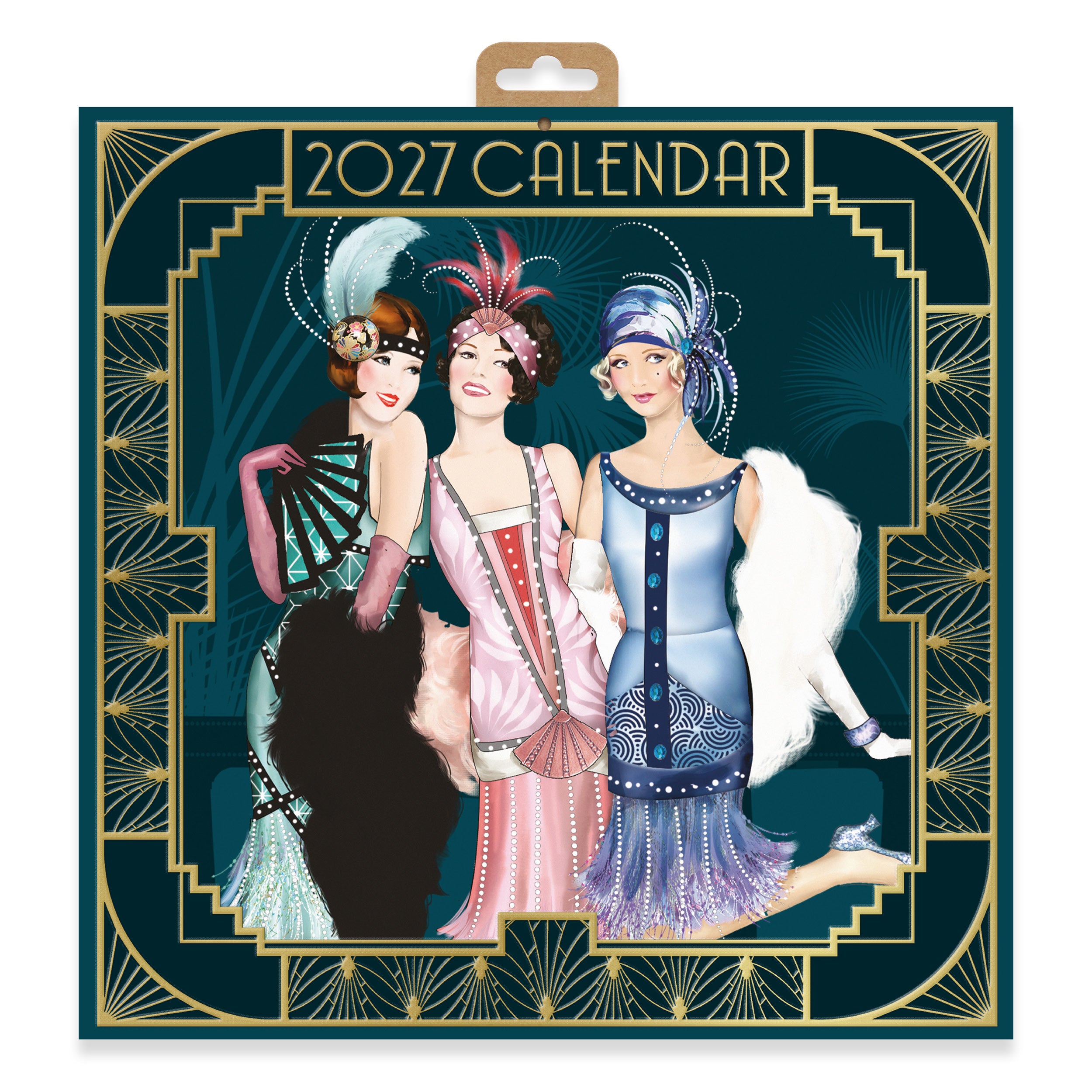 Calendar Square Claire Coxon Art Deco 2027