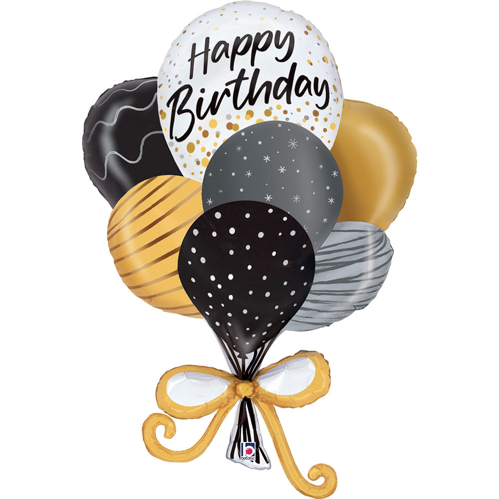Grabo Satin Birthday Balloons 38" Foil Balloon