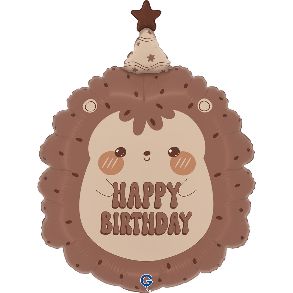 Grabo Sweet Hedgehog Birthday 24" Foil Balloon