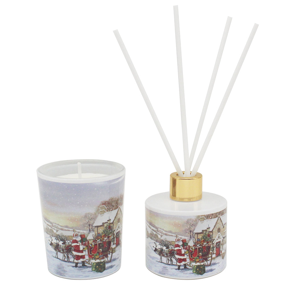 Candle & Diffuser Set Santa