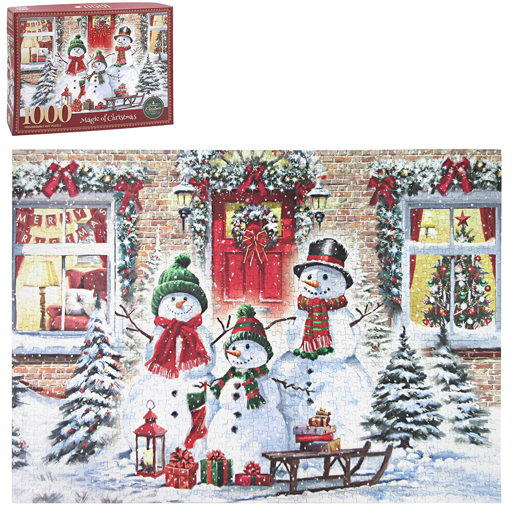 Jigsaw Puzzle Snowmen 1000pcs