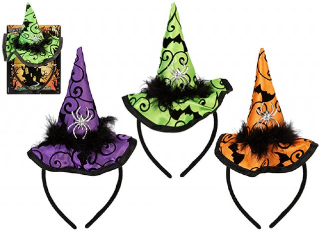 Witches Hat Headband 12pk