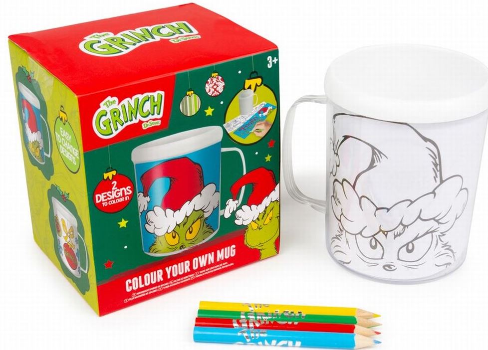 Colour Your Own Grinch Mug