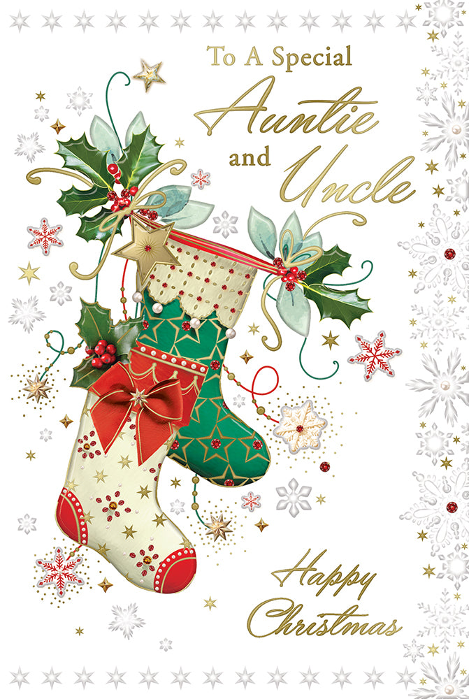 Xpress Yourself C75 Christmas Auntie & Uncle 6pk
