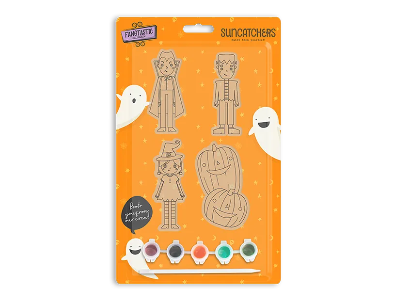 Paint Your Own Halloween Suncatchers 4pk