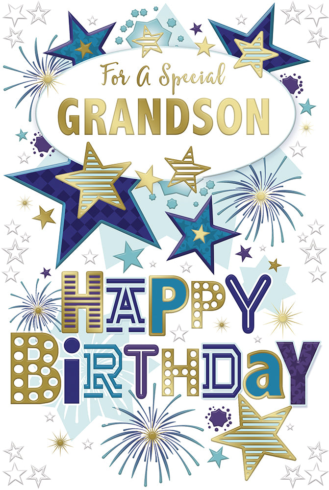 Xpress Yourself C75 Birthday Grandson 6pk