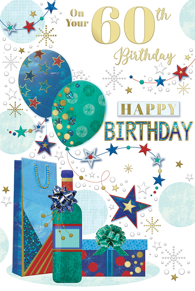 Xpress Yourself C75 Birthday Age 60 6pk