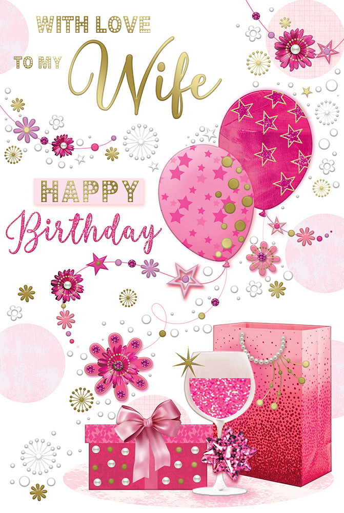 Xpress Yourself C75 Birthday Wife 6pk