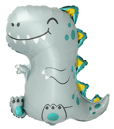 Flexmetal Rex Baby 27" Foil Balloon