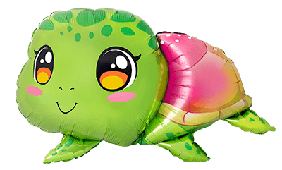 Flexmetal Turtle 37" Foil Balloon