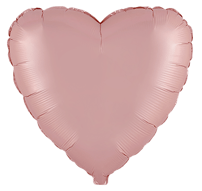 Flexmetal Pastel Light Orange 18" Heart Foil