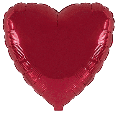 Flexmetal Red Ultra 32" Heart Foil Balloon