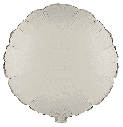 Flexmetal Matte Creamy Latte 18" Round Foil