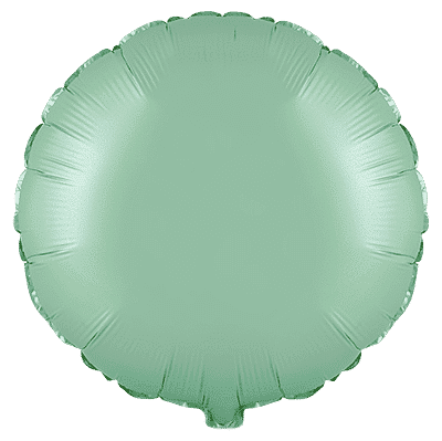Flexmetal Pastel Mint 18" Round Foil Balloon