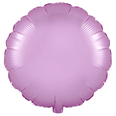 Flexmetal Satin Pastel Pink 18" Round Foil Balloon