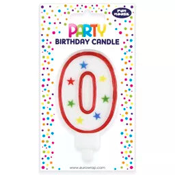 Eurowrap Party Candle Number 0