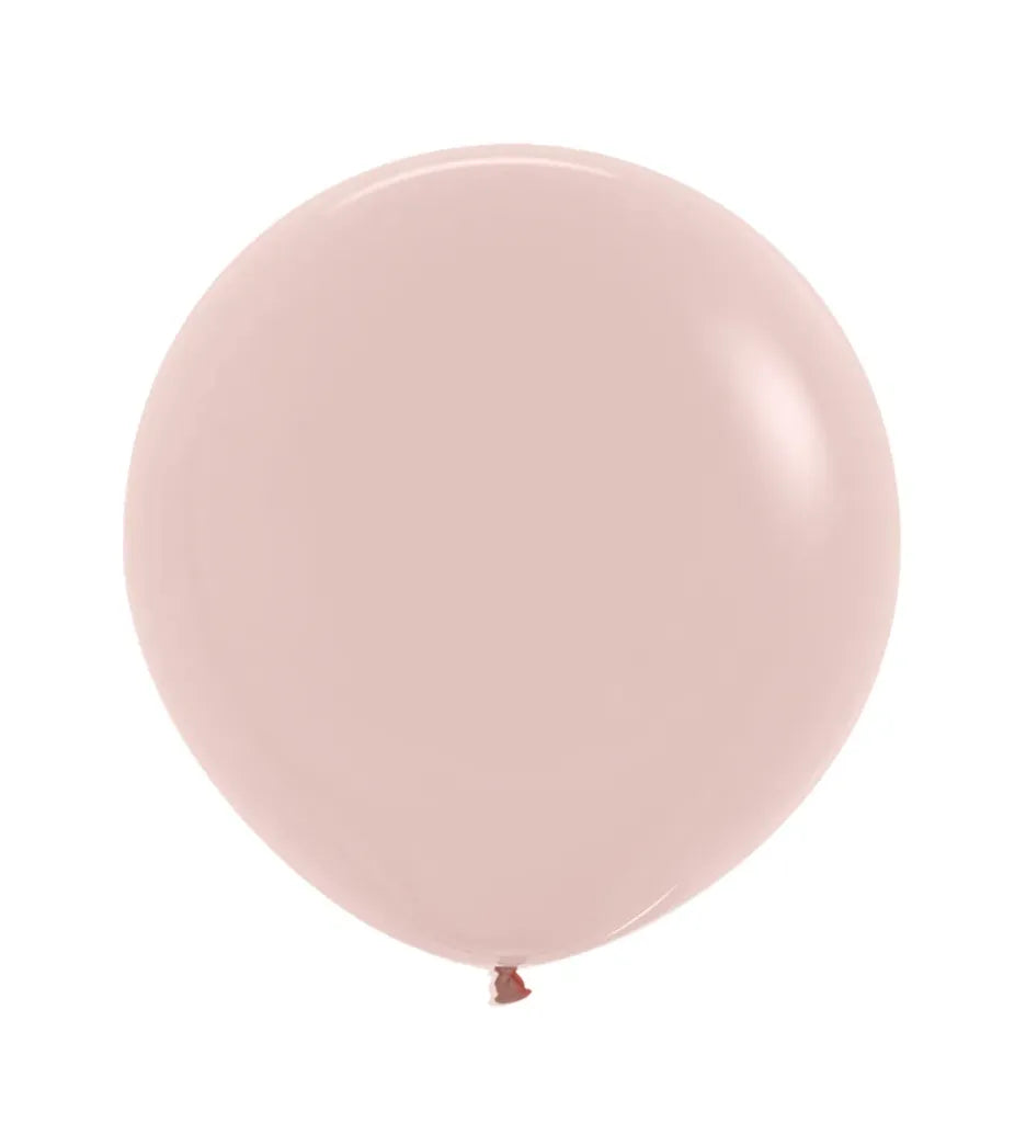 Sempertex Creamy Blush 24" Latex Balloons 3pk