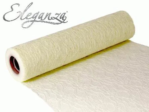 Eleganza Lace Netting Ivory 12" x 10M
