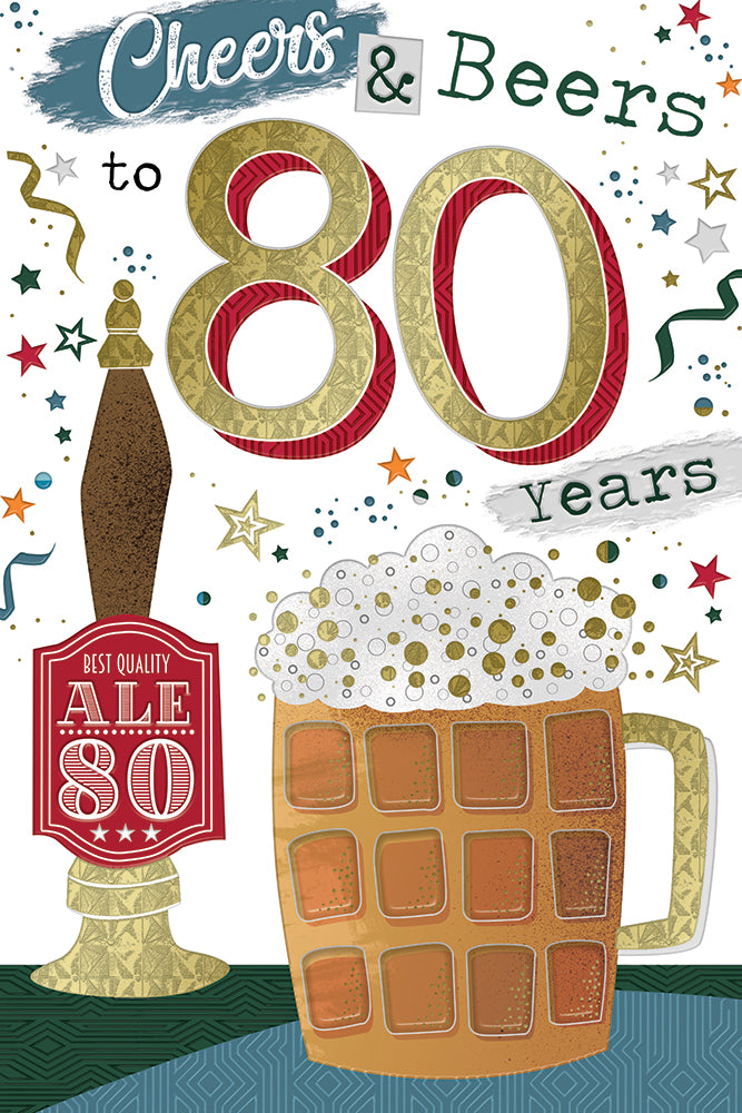 Kingfisher C75 Birthday Age 80 6pk
