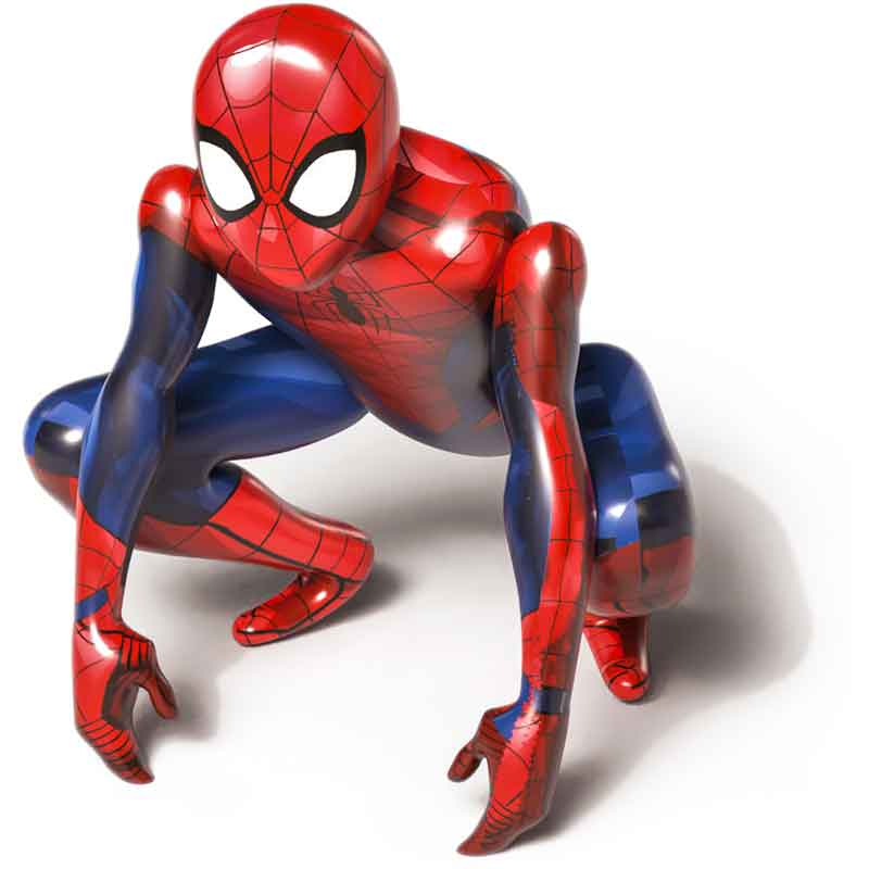 Procos 3D Spiderman 23" Air Fill Foil Balloon