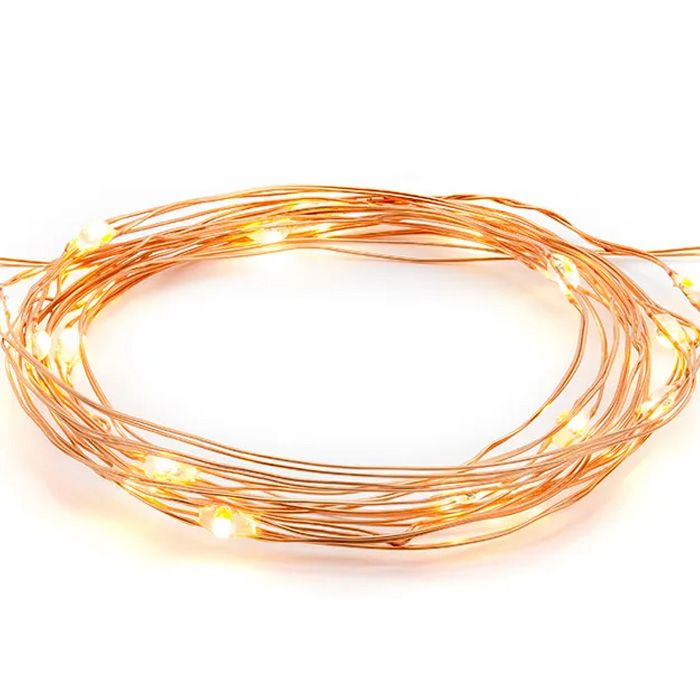 PartyDeco LED Lights Copper 1.9m
