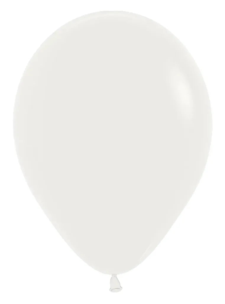 Sempertex Almond White 12" Latex Balloons 12pk