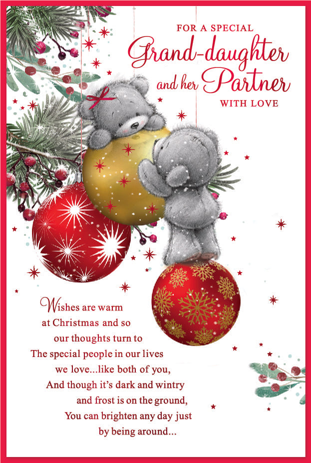 Simon Elvin C75 Christmas Granddaughter & Partner