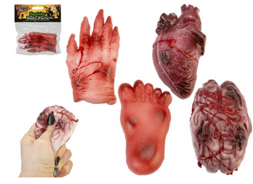 Body Parts Squishy 10cm 24pk