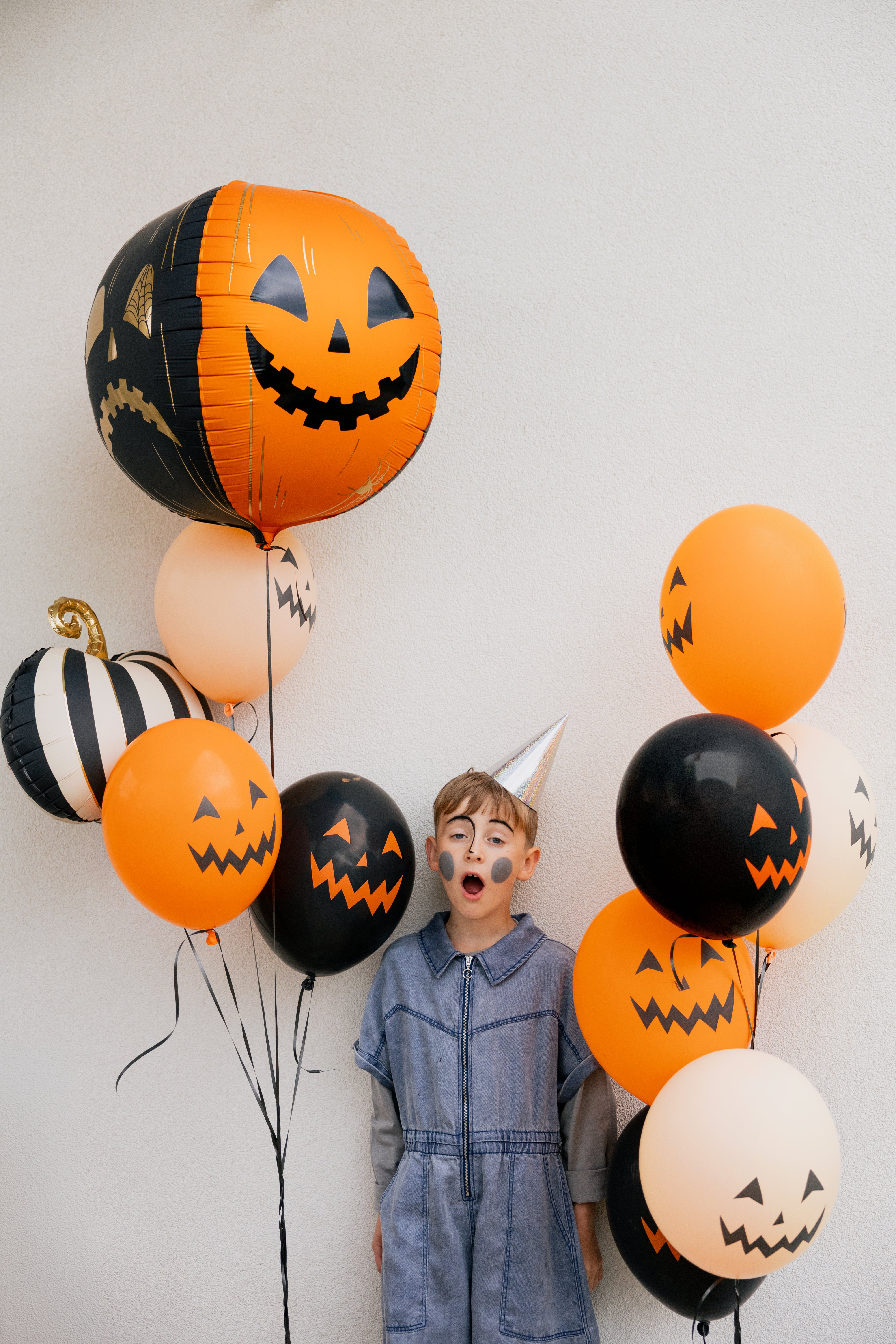 PartyDeco Scary Pumpkin 20" Foil Balloon