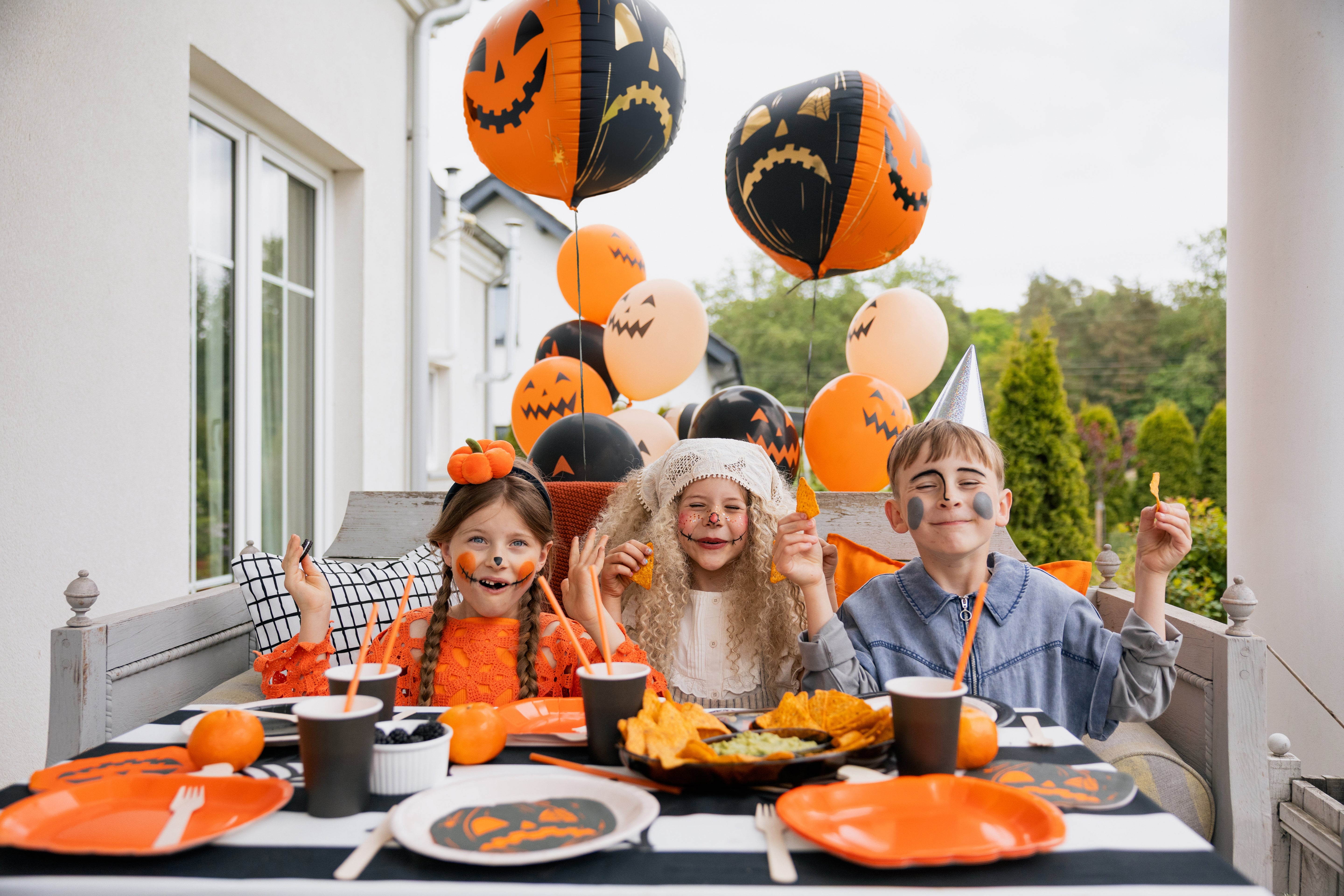 PartyDeco Scary Pumpkin 20" Foil Balloon