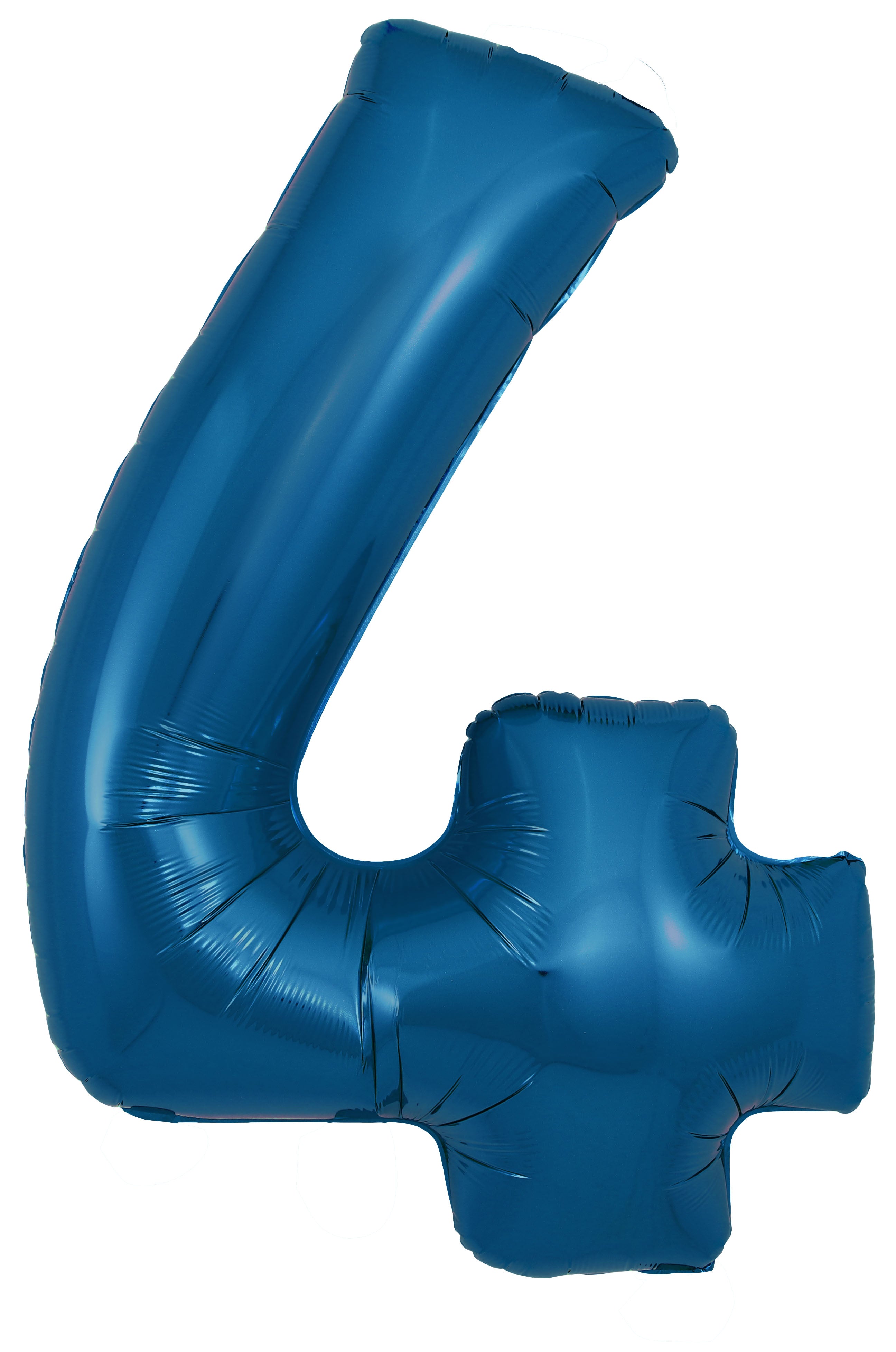 Oaktree Foil Balloon Metallic Navy 34" Number 4