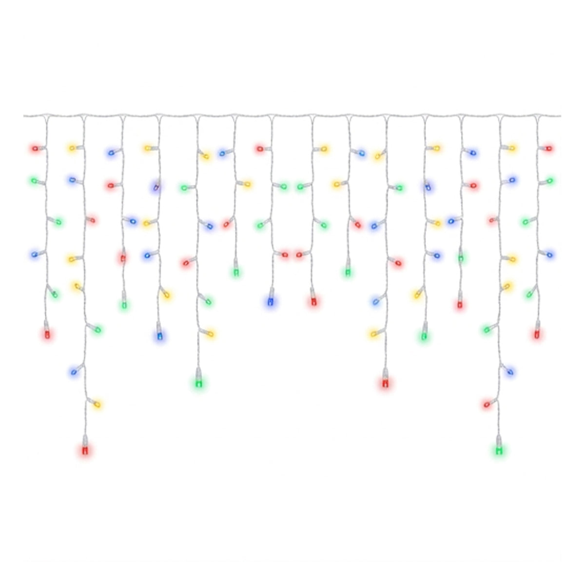 LED Timer Icicle Curtain Lights Multicolour