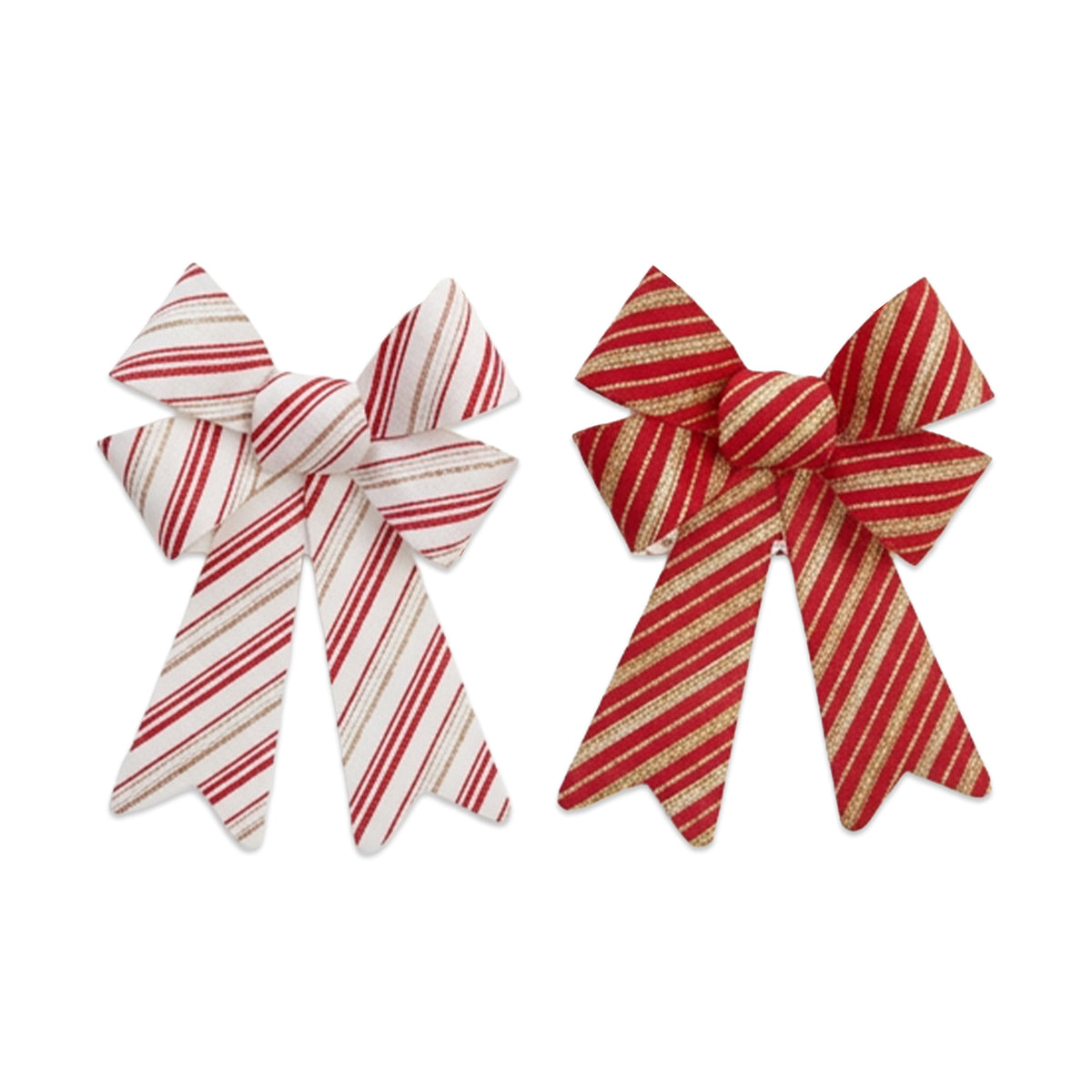 Candy Stripes Glitter Bow (Design May Vary)