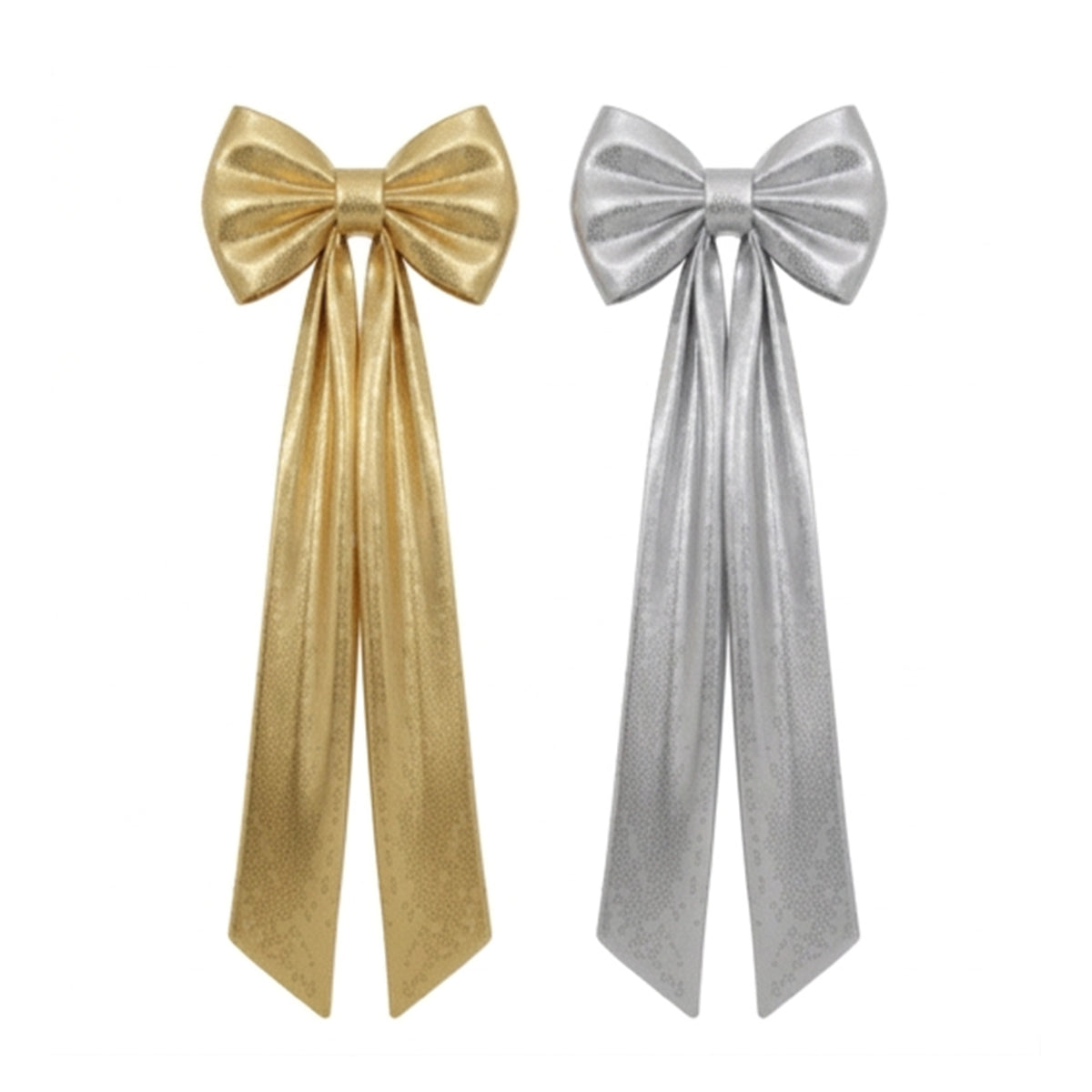 Giant Metallic Bow 40x190cm 2pk