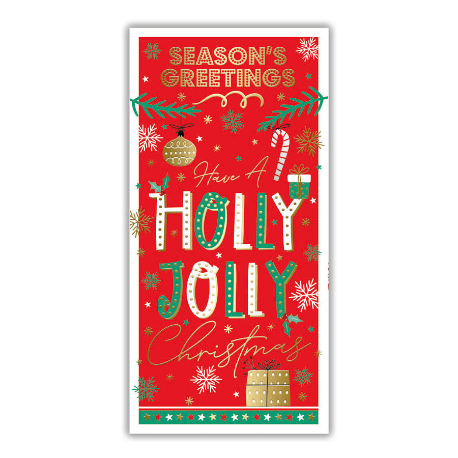 Tiger Feet Christmas Slim Boxed Cards Open 24x18pk