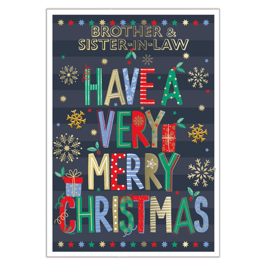 Prelude C50 Christmas Brother & Sister-In-Law 6pk