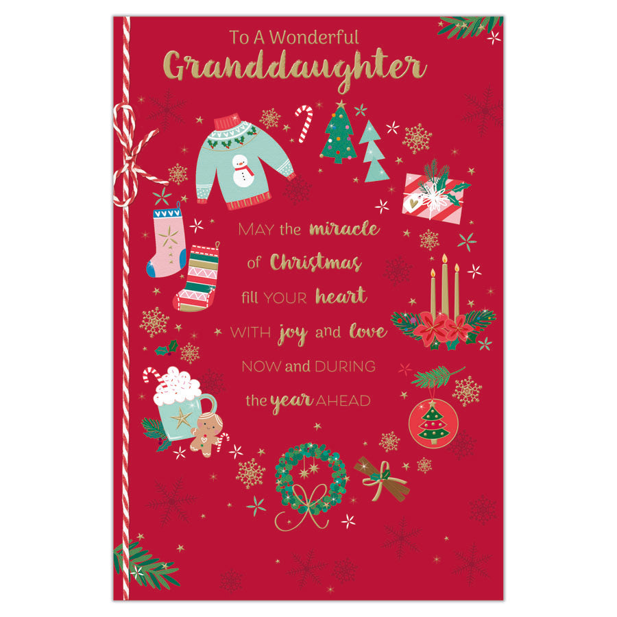 Prelude C75 Christmas Granddaughter 6pk