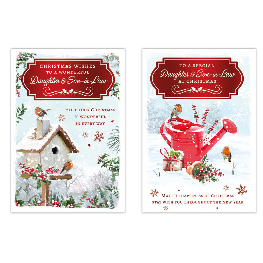 Poppyhill C50 Christmas Daughter & Son-In-Law 12pk