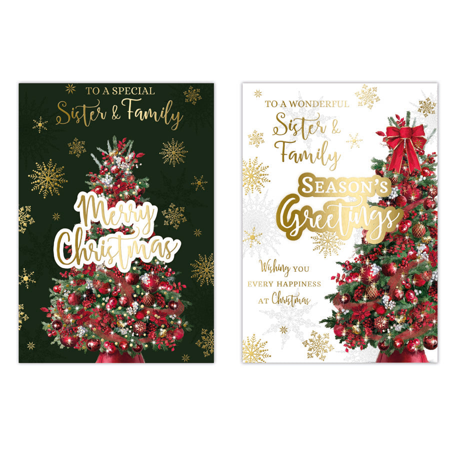 Poppyhill C50 Christmas Sister & Family 12pk