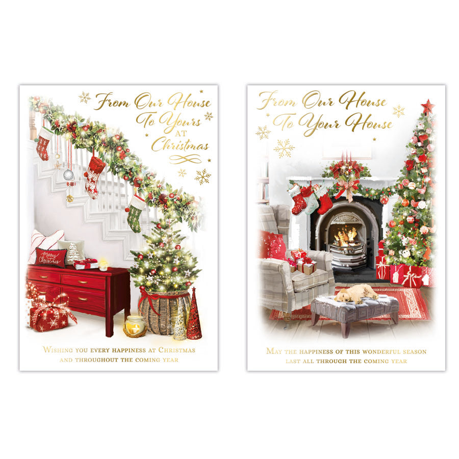 Poppyhill C50 Christmas House To House 12pk