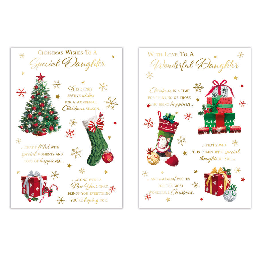 Poppyhill C50 Christmas Daughter 12pk