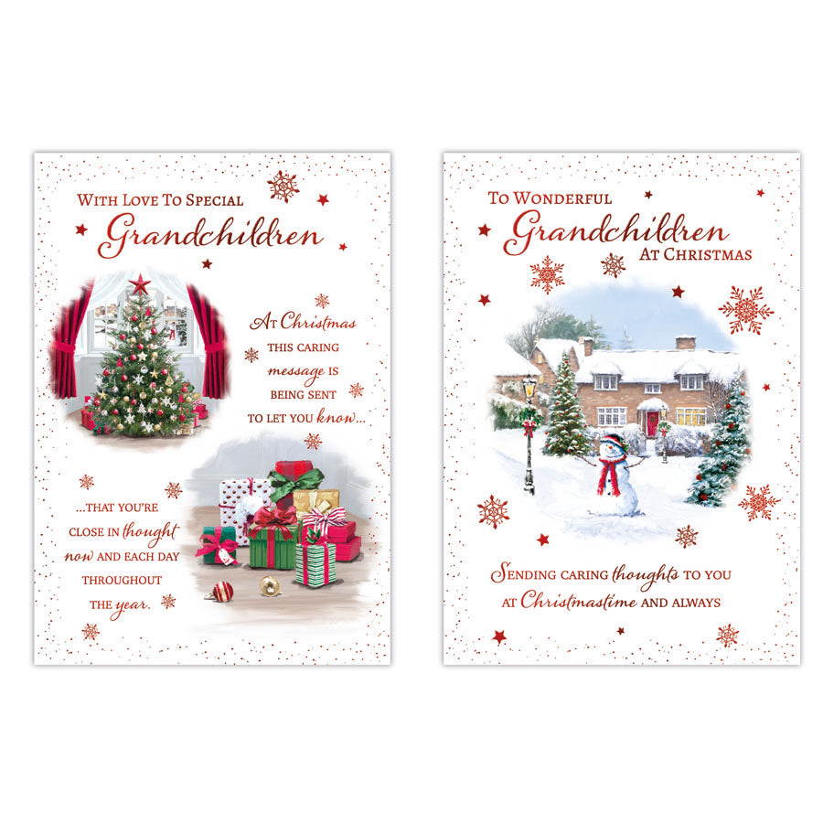 Poppyhill C50 Christmas Grandchildren 12pk