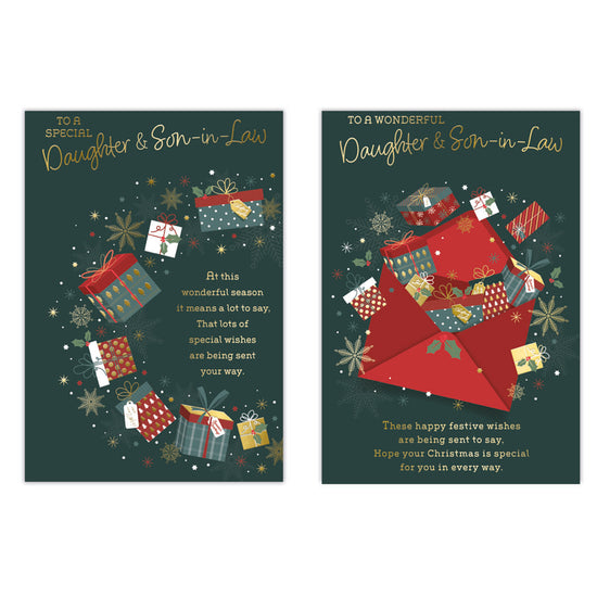 Poppyhill C50 Christmas Daughter & Son-In-Law 12pk