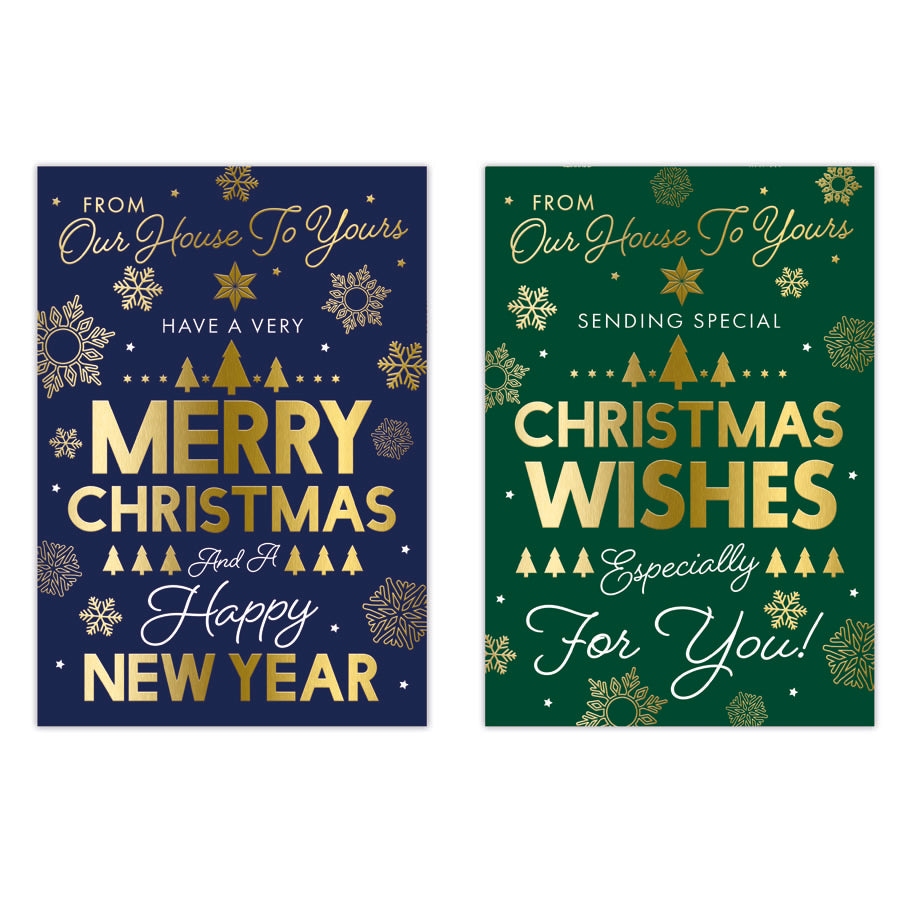Poppyhill C50 Christmas House To House 12pk