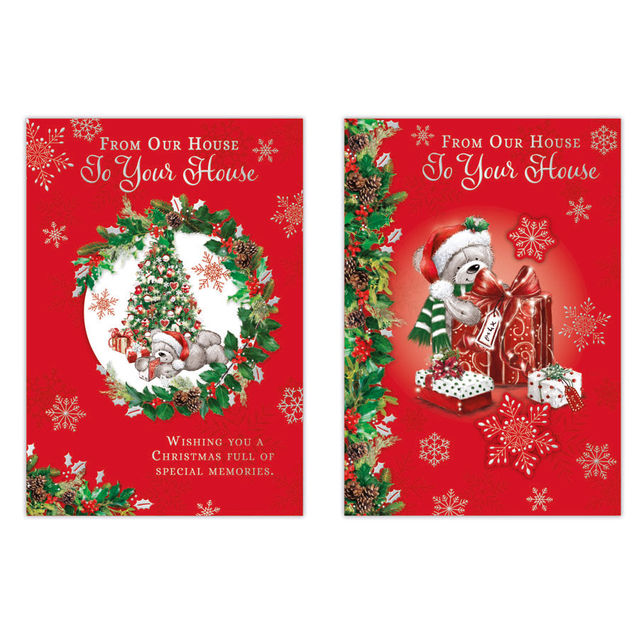 Poppyhill C50 Christmas House To House 12pk