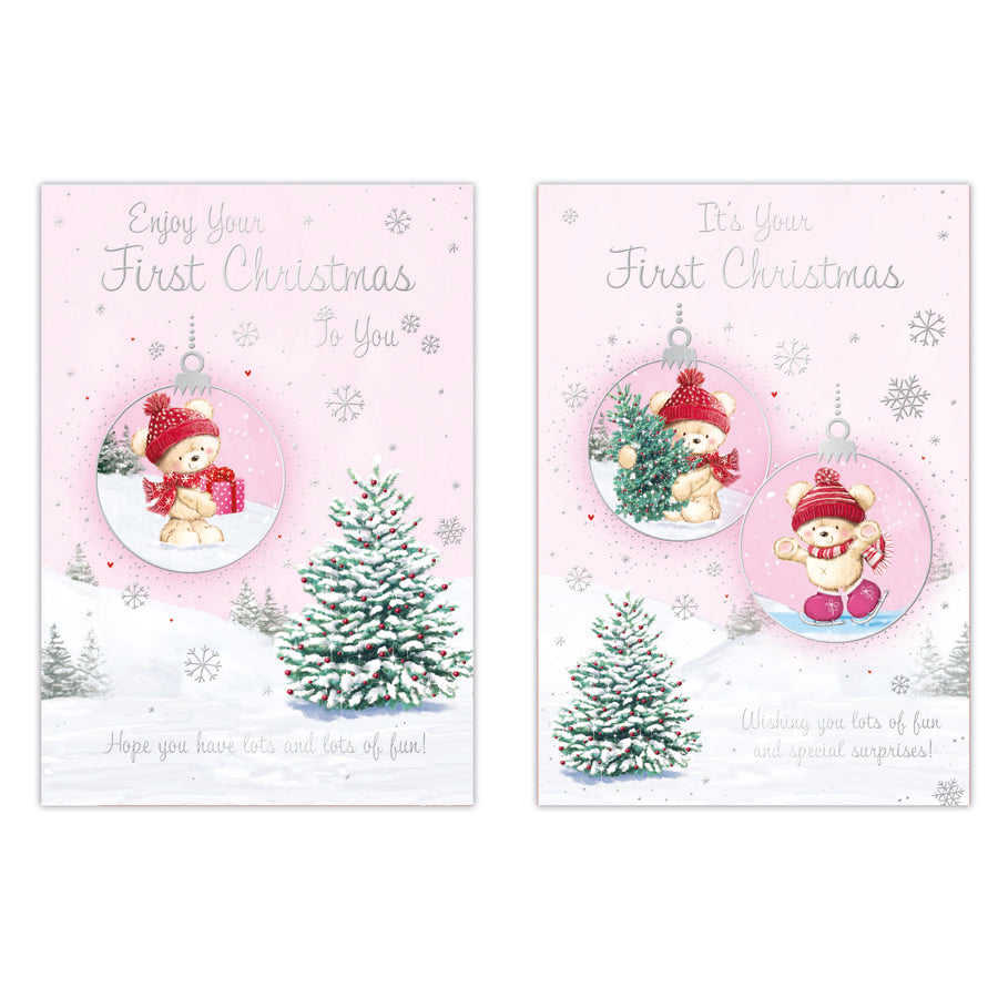 Poppyhill C50 Baby's 1st Christmas 12pk