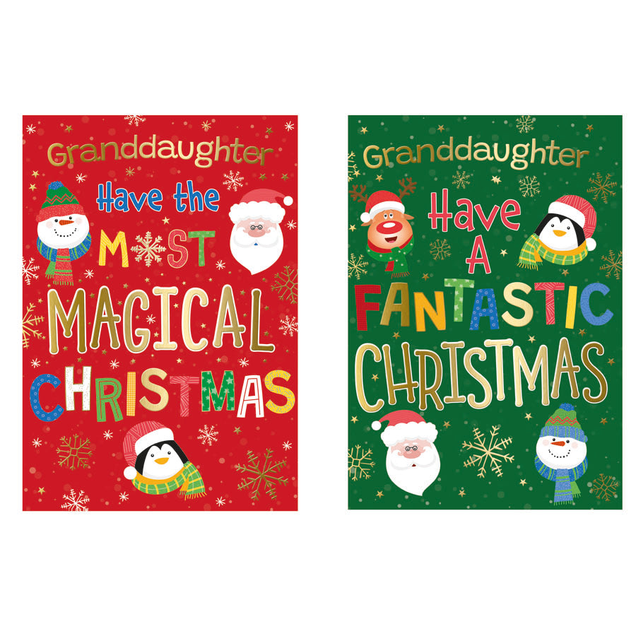 Poppyhill C50 Christmas Granddaughter 12pk