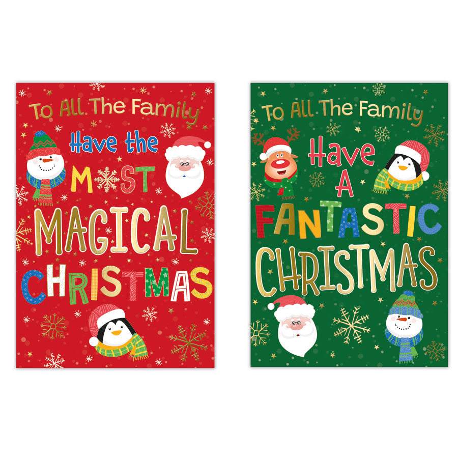 Poppyhill C50 Christmas All The Family 12pk