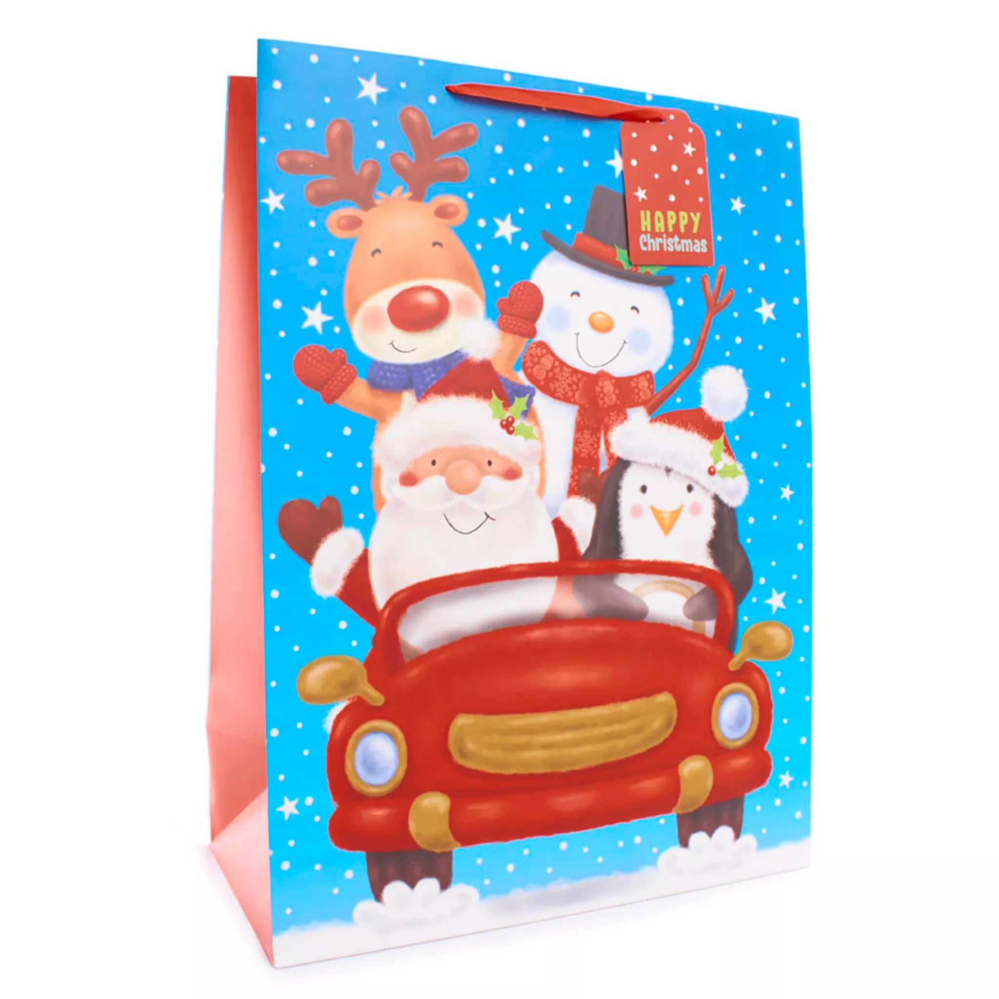 Gift Bag Santa & Friends Super Giant 12pk